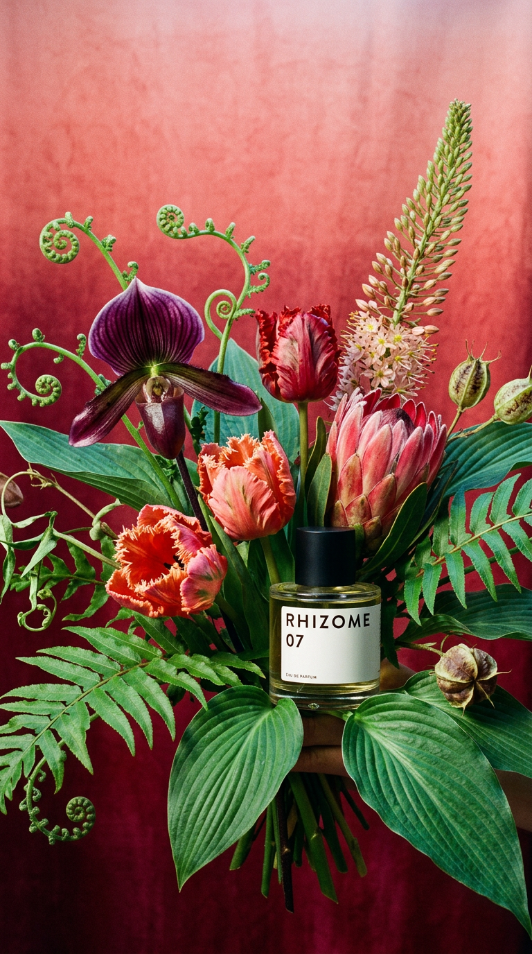 AI product shot of RHIZOME 07 EDP