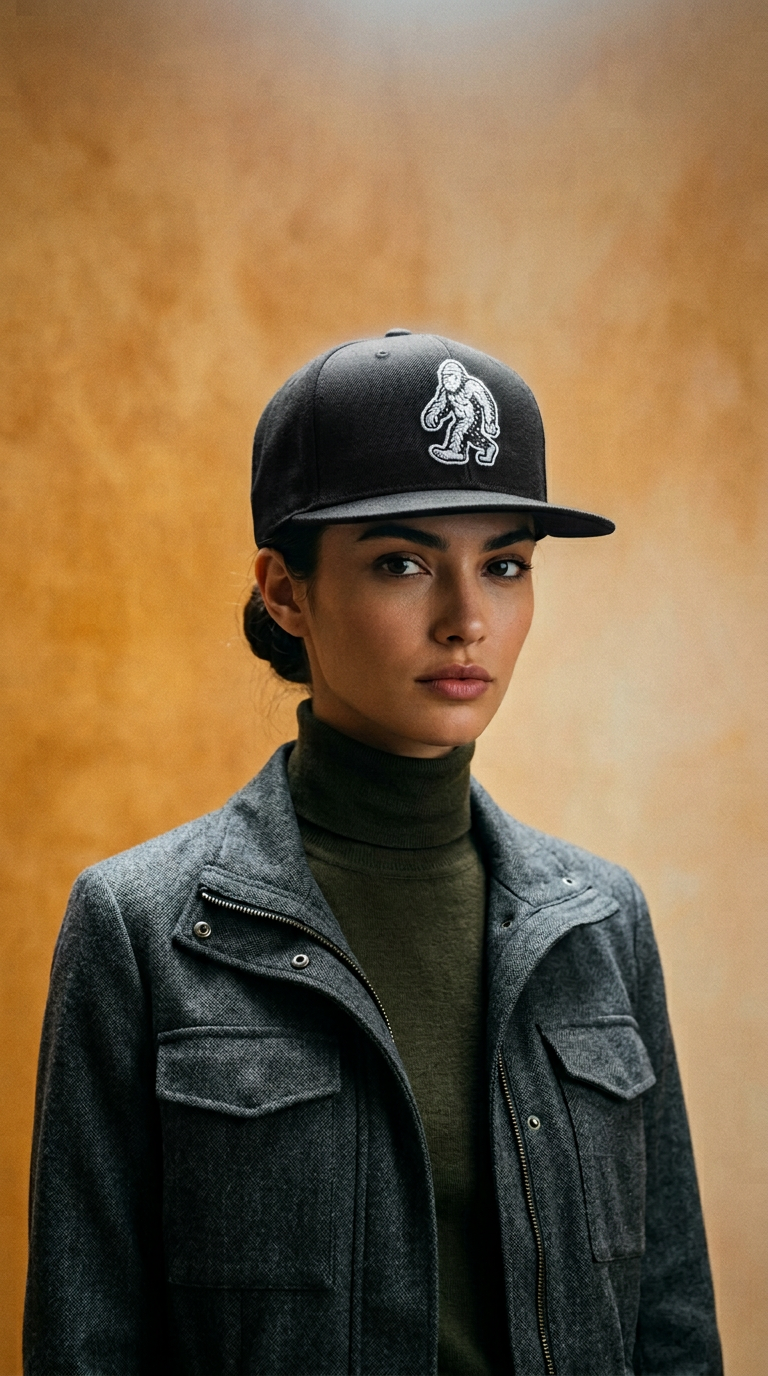 AI product shot of Believe It Snapback