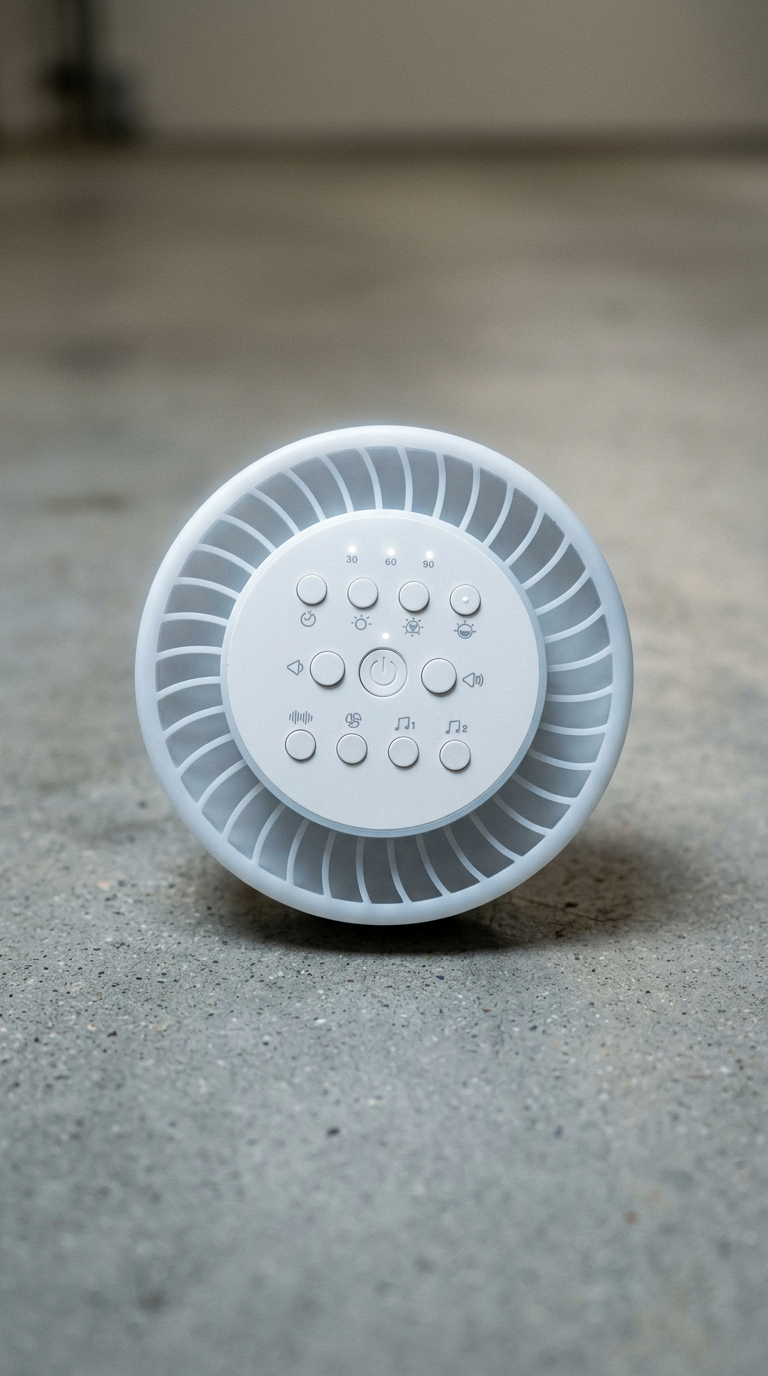 AI product shot of Nordensleep White Noise Machine for Babies