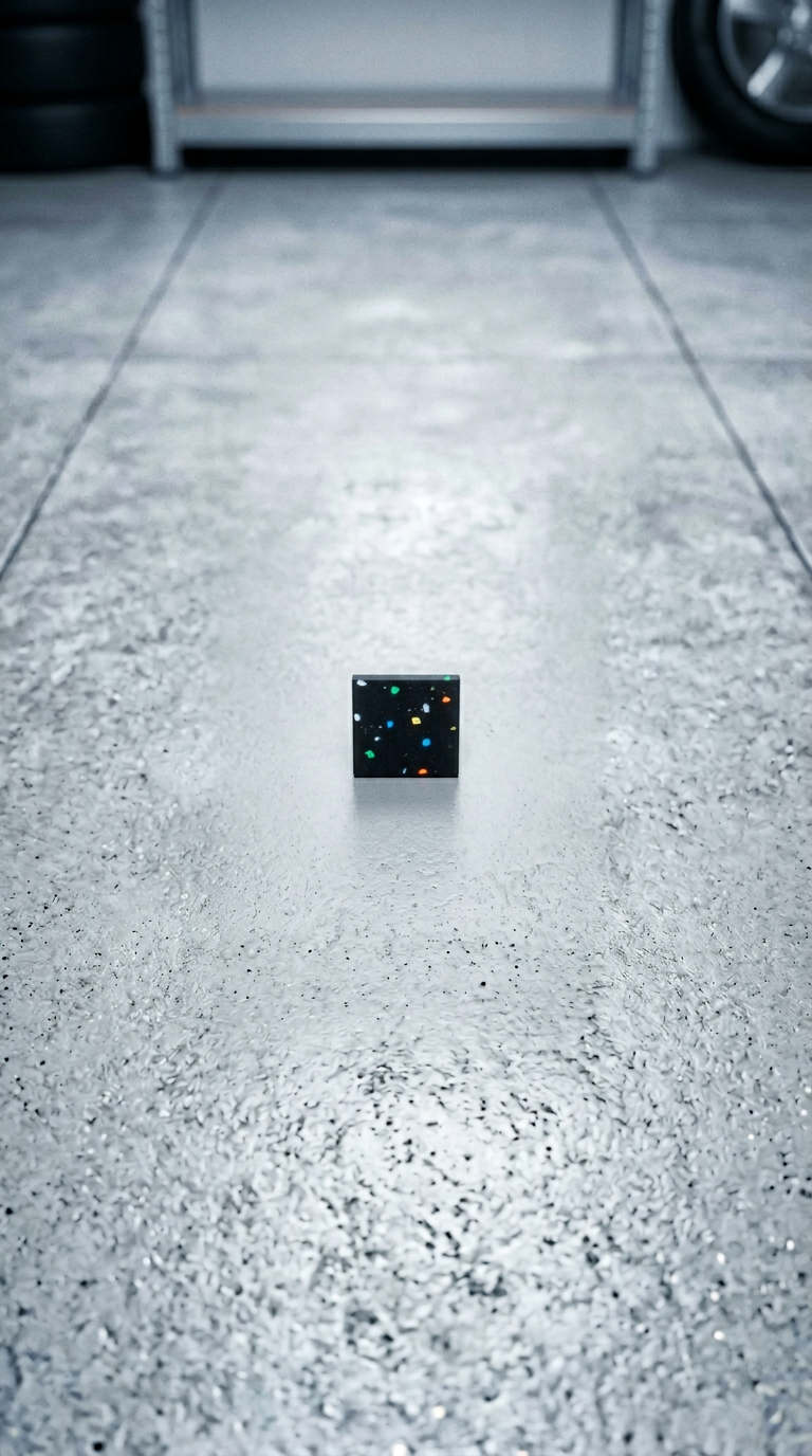 AI product shot of rocr Q2 konfettischwarz