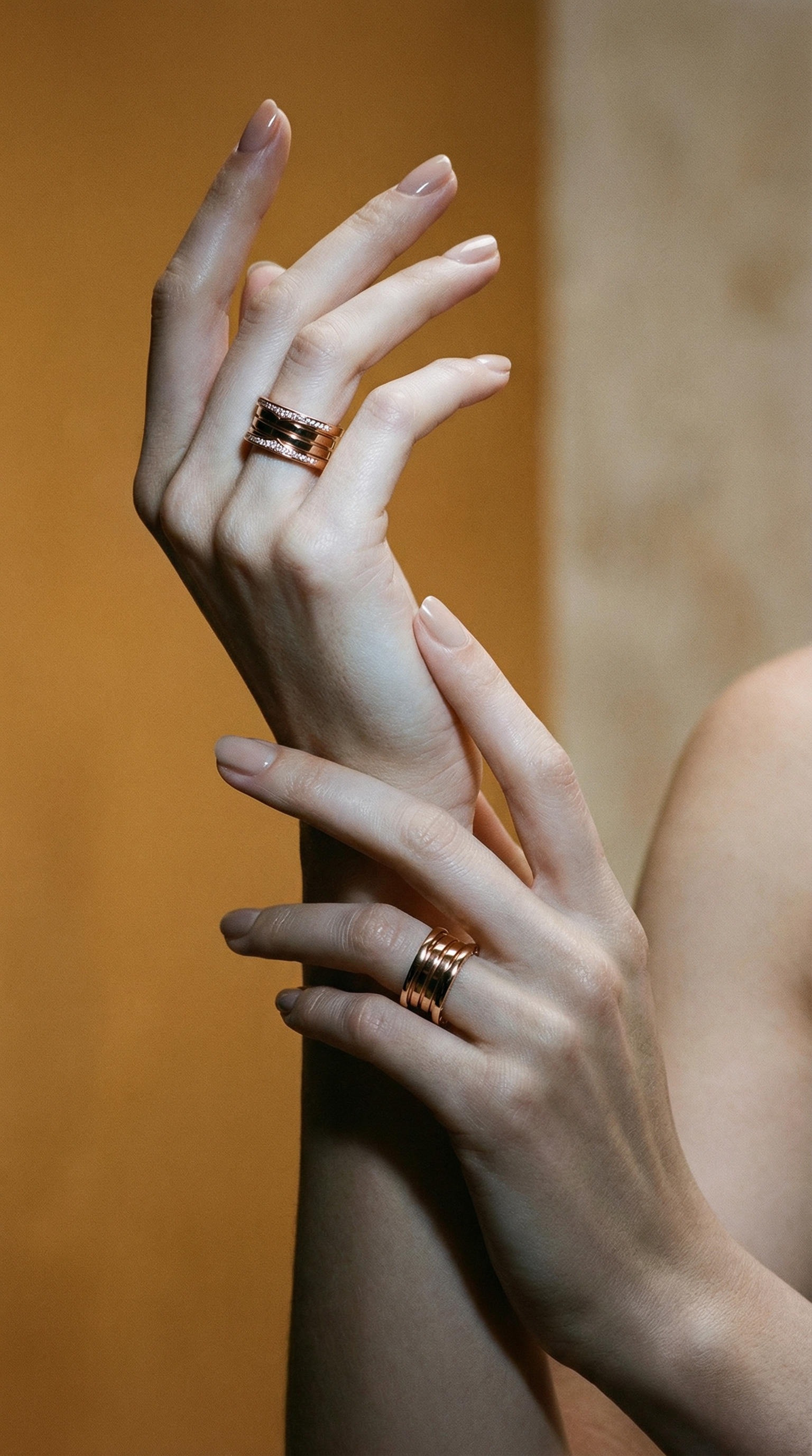 AI product shot of Rings