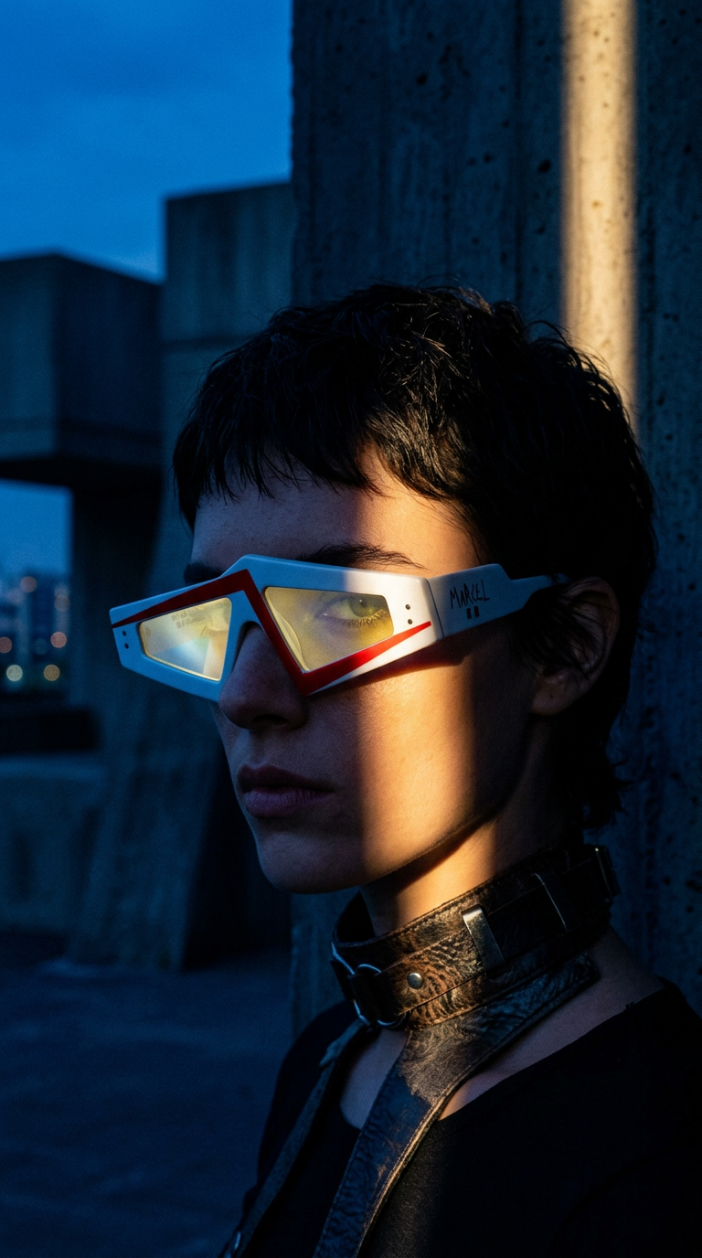 AI product shot of BOLT V1 "Glowing Ghost"