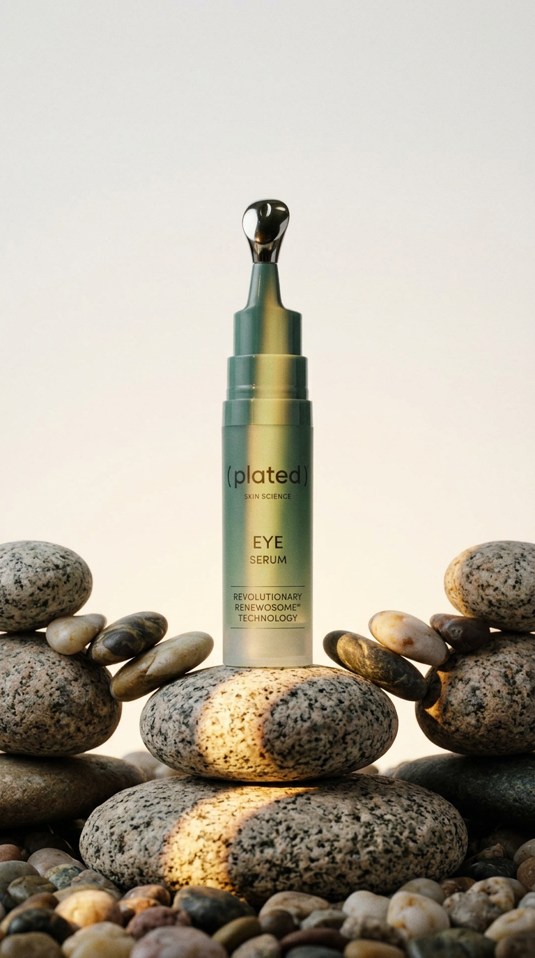 AI product shot of Plated EYE Serum