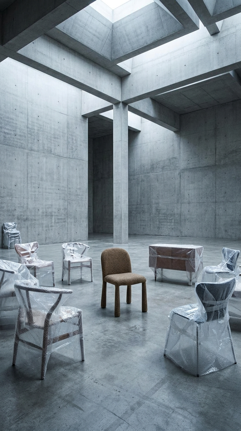 AI product shot of Loom Dining Chair