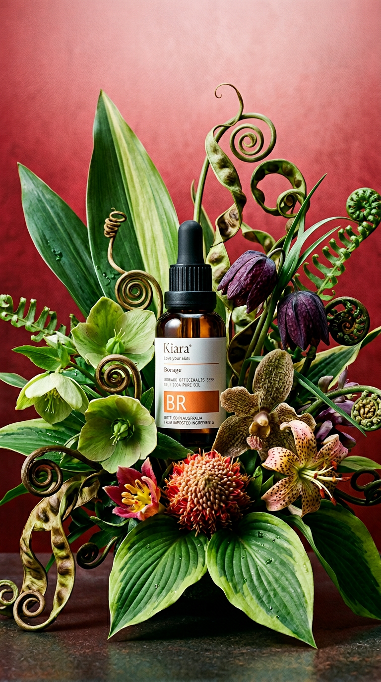 AI product shot of Borage Oil