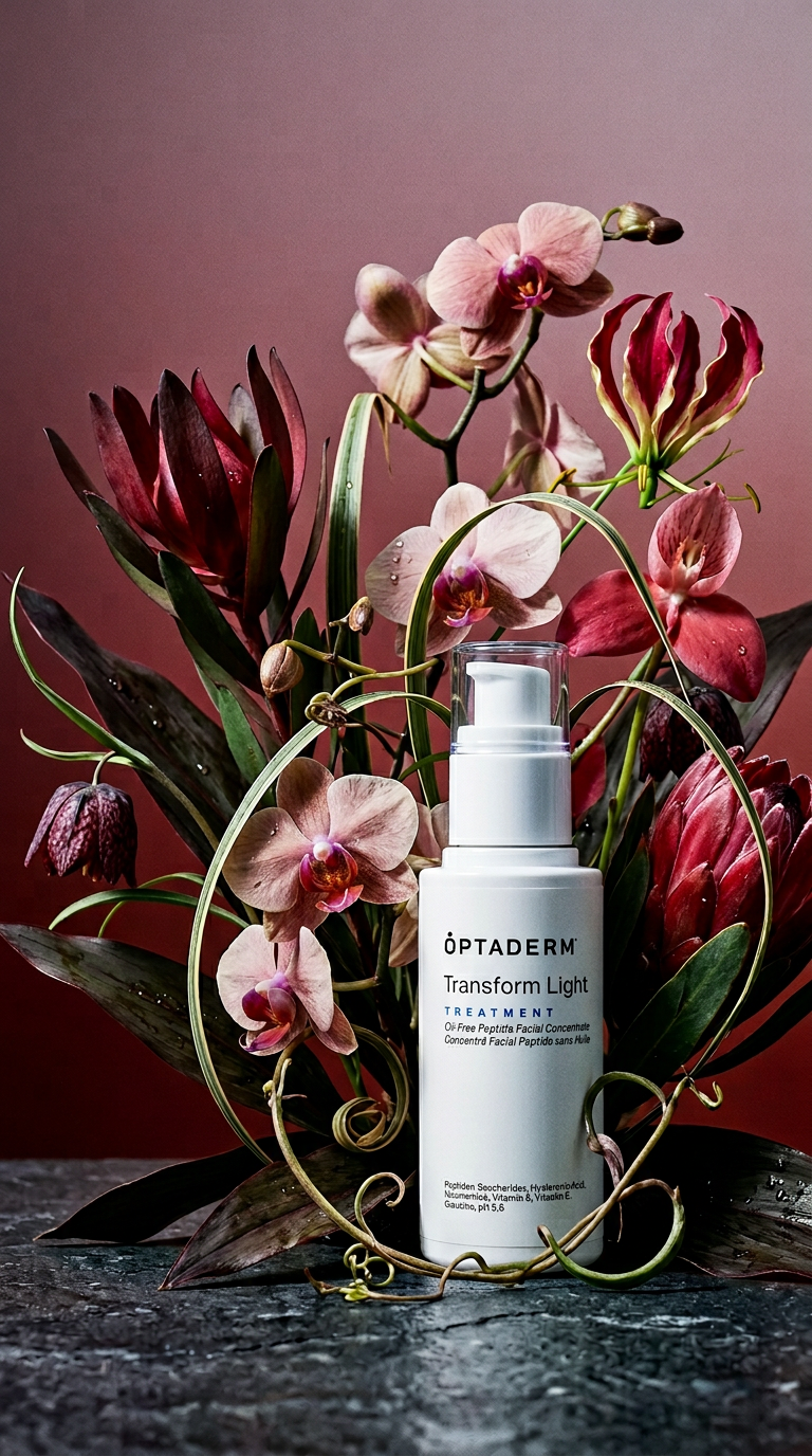 AI product shot of Transform Light Oil-Free Peptide Facial Concentrate