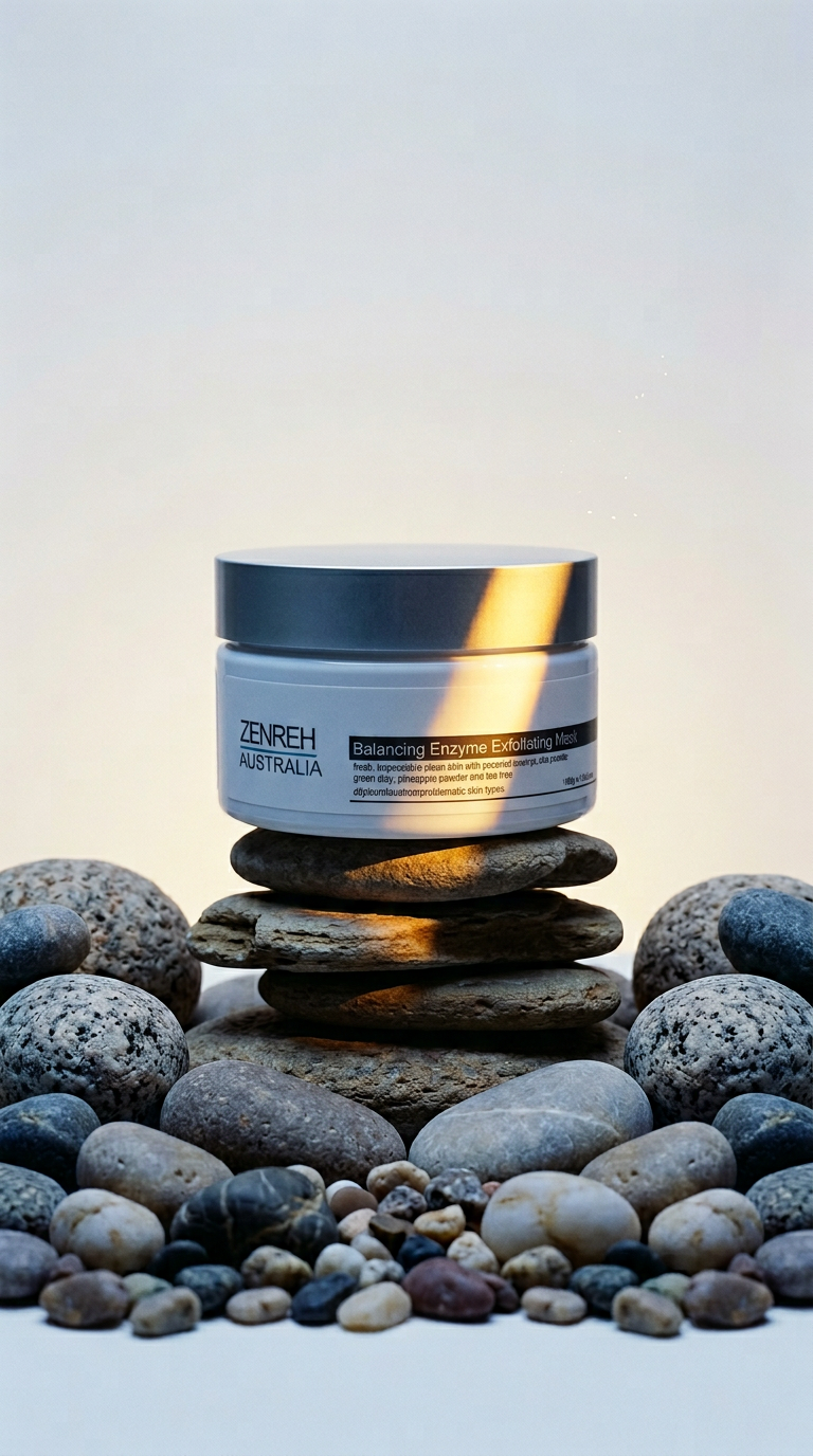 AI product shot of Zenreh Australia Balancing Enzyme Moisturiser 60 ml (e) 2.02 fl.oz.