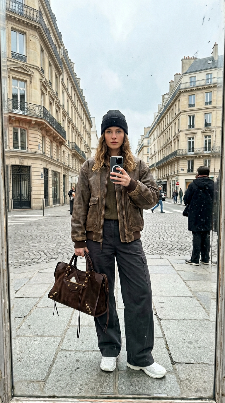 AI product shot of Women's Le City Bag Medium in Moka