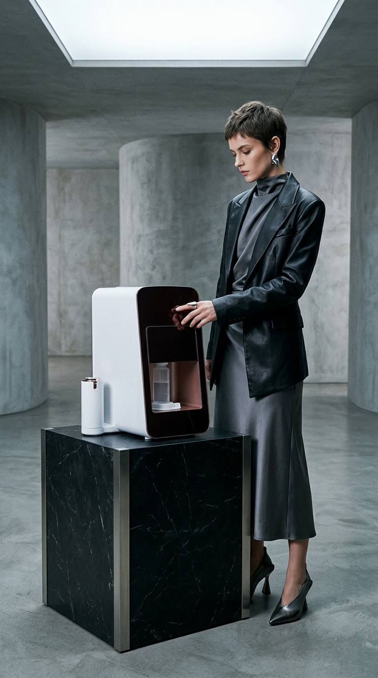 AI product shot of ABBI Salon Skincare System