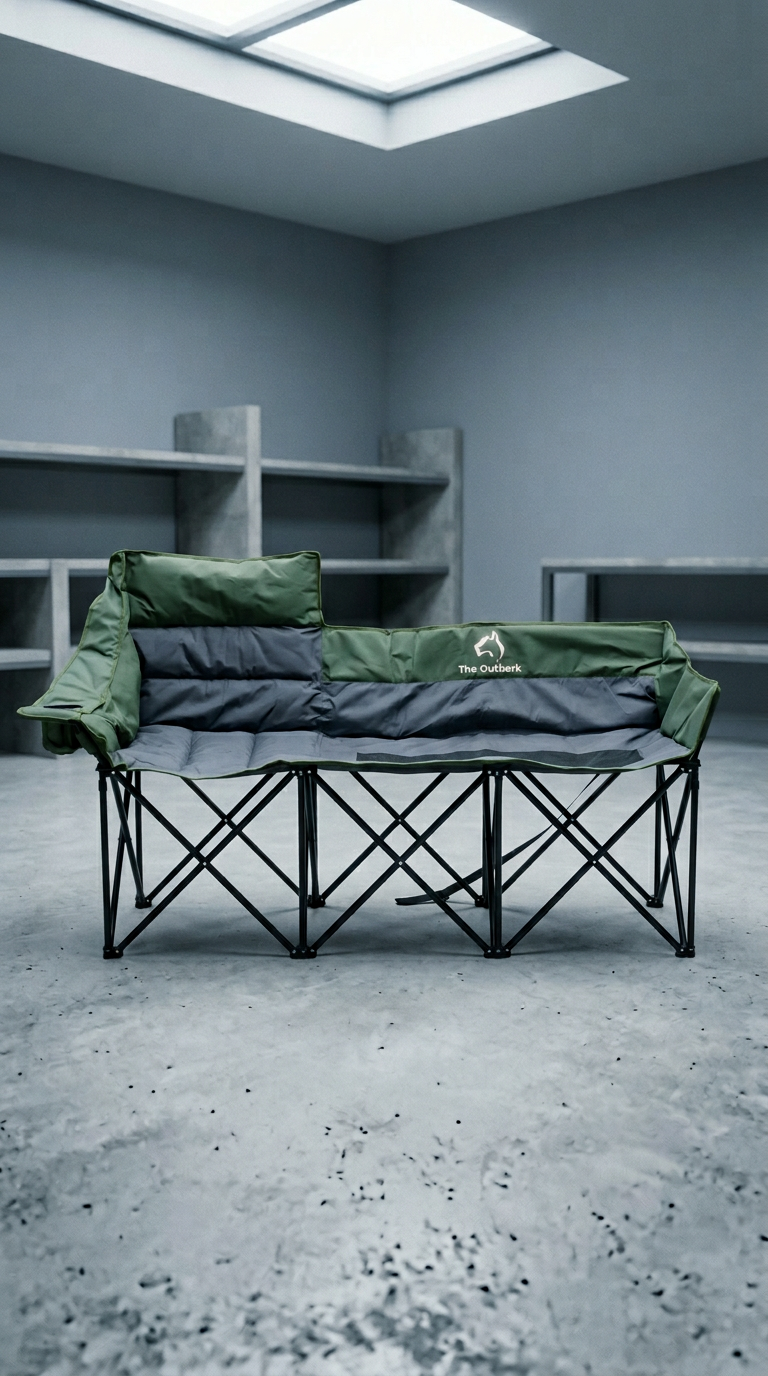 AI product shot of The Camp Chair Built For You & Your Dog
