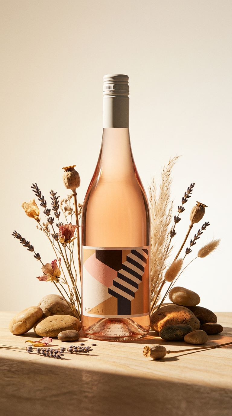 AI product shot of Havilah Rosé 2024
