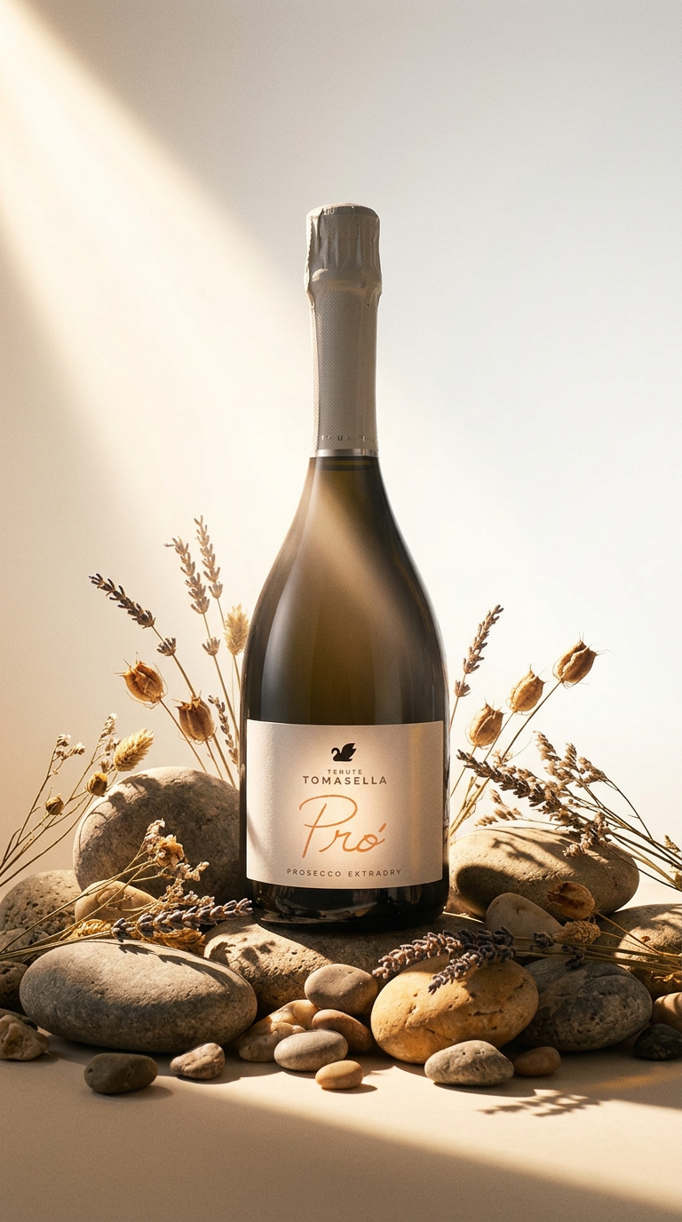 AI product shot of Prò Extra Dry