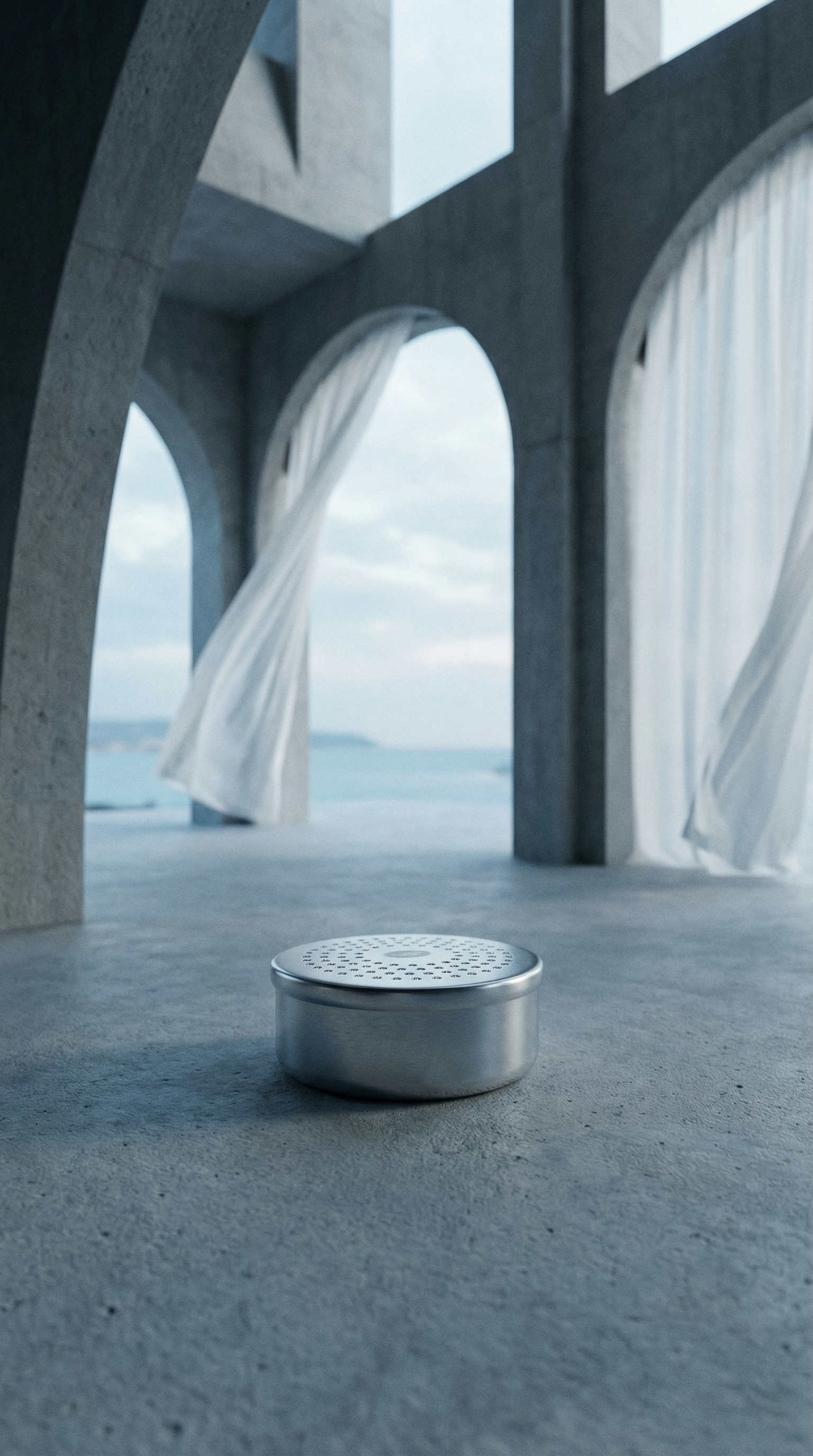 AI product shot of Alkaline water filter pod