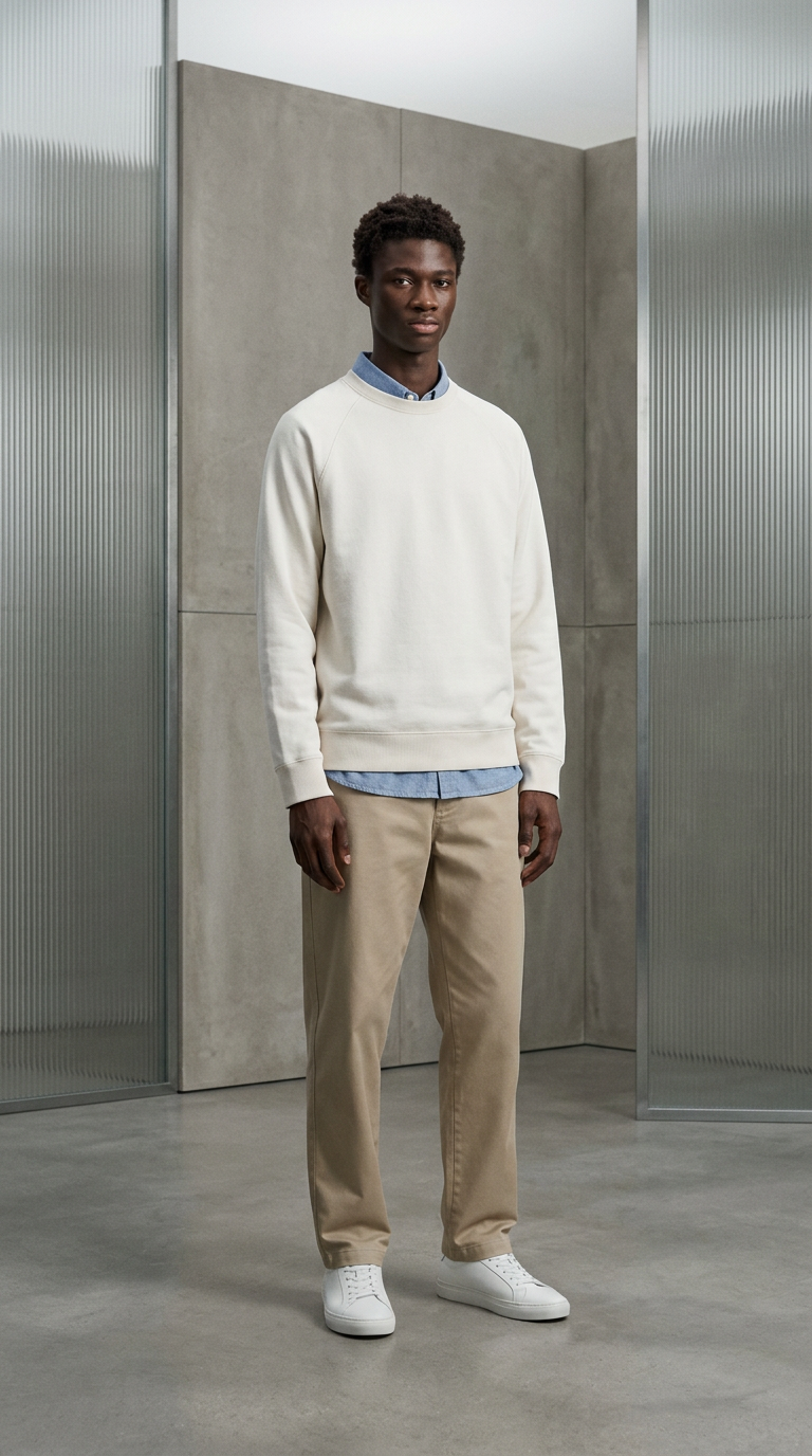 AI product shot of Washable Cotton Blend Sweater