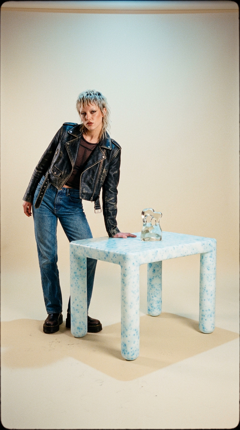 AI product shot of Pick N' Mix Table | Blue Fizz