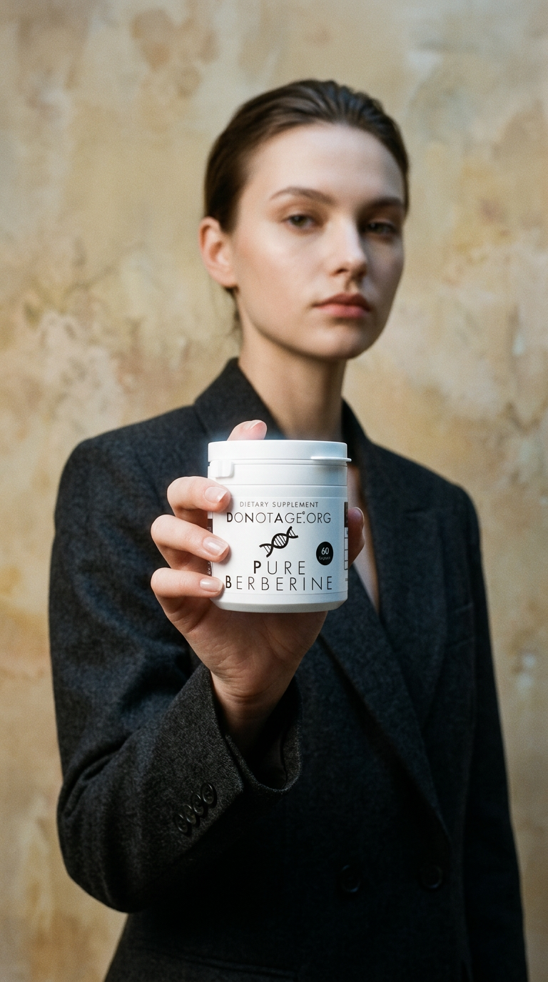 AI product shot of Do Not Age Berberină Pură 60 Capsule – Susține Glicemia și Colesterolul
