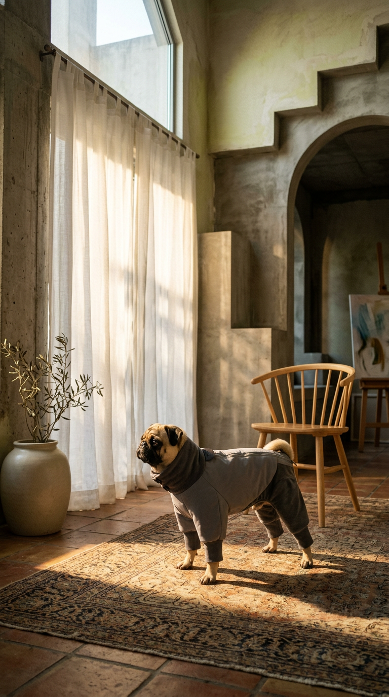 AI product shot of [NEW] Suede All-in-One Suit_GREY