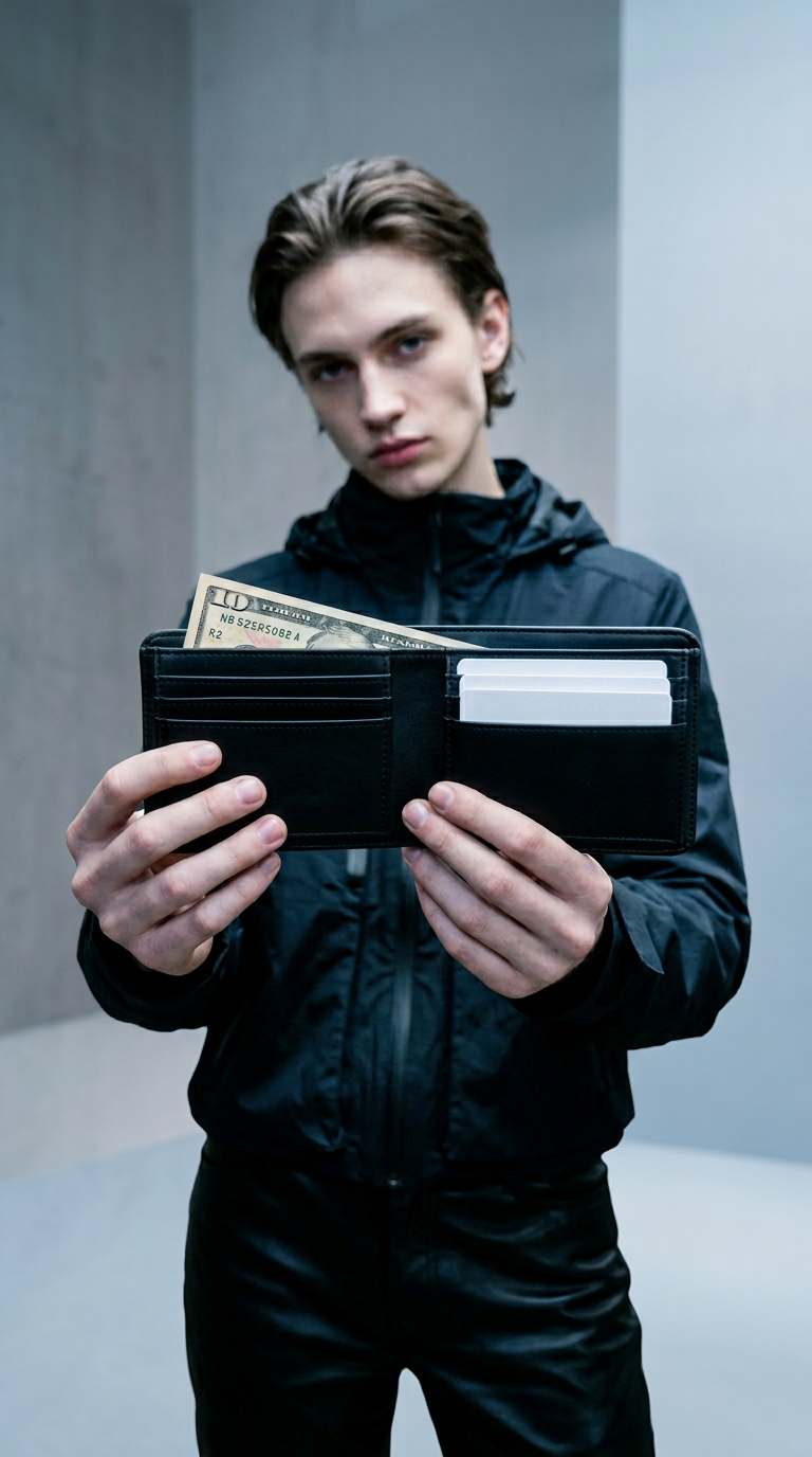 AI product shot of Slim Hendrix | Cactus Leather