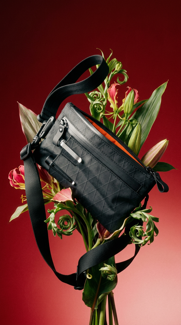 AI product shot of Zip Clutch