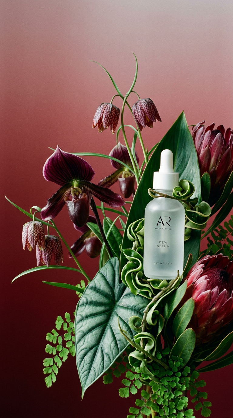 AI product shot of Dew Serum