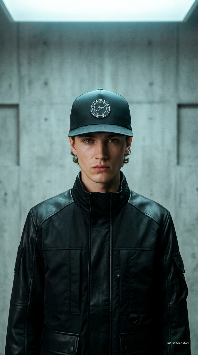 AI product shot of Premium Performance Hats