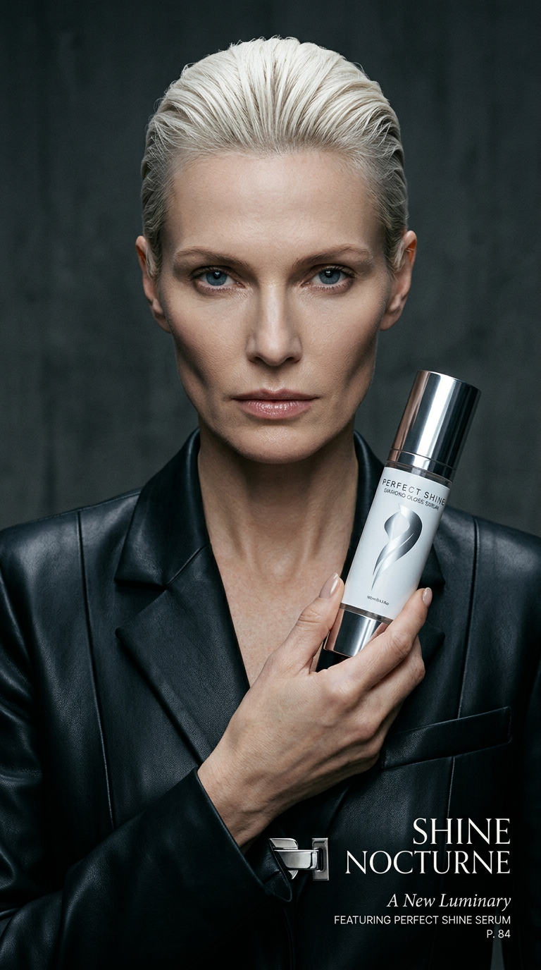 AI product shot of Perfect Shine Diamond Gloss Serum