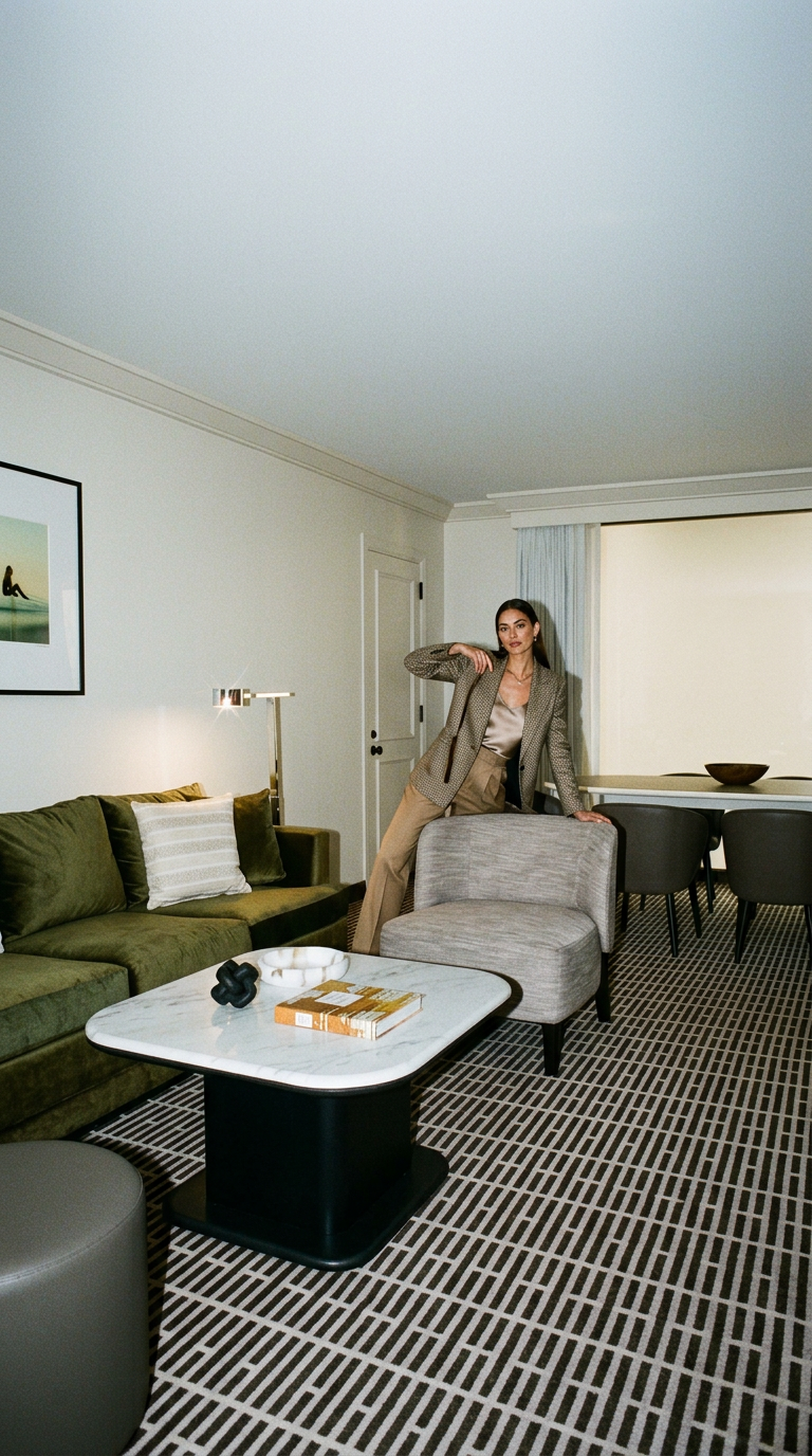 AI product shot of Deluxe One Bedroom Suite