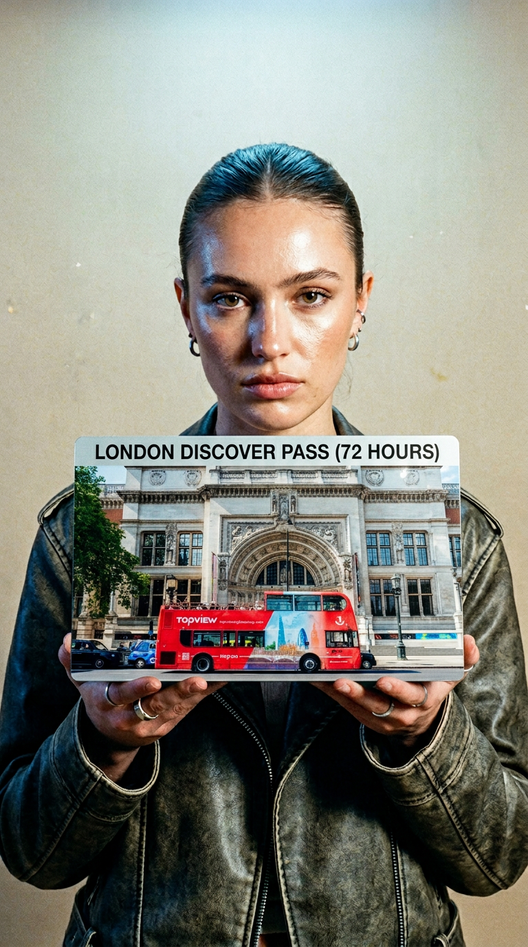 AI product shot of London Discover Pass (72 Hours)