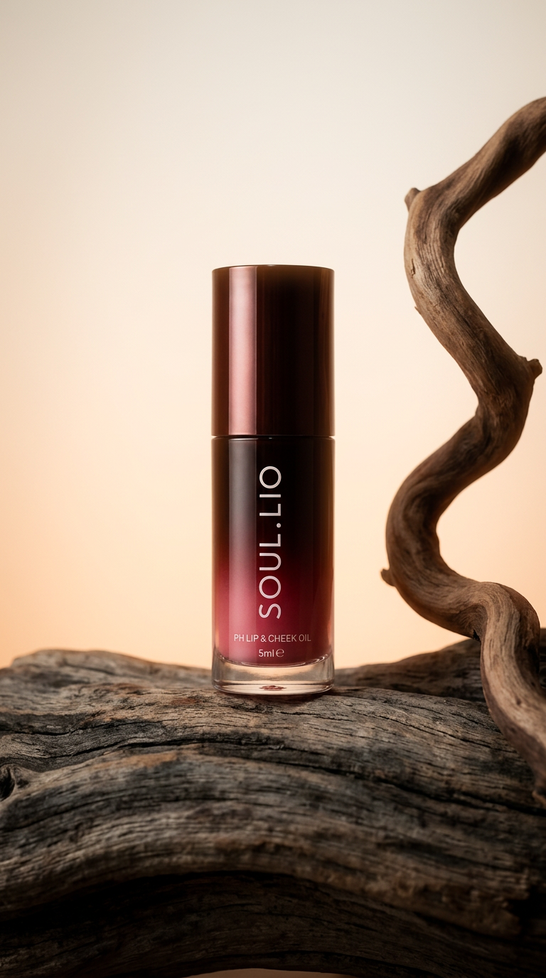 AI product shot of PH Lip & Cheek Oil