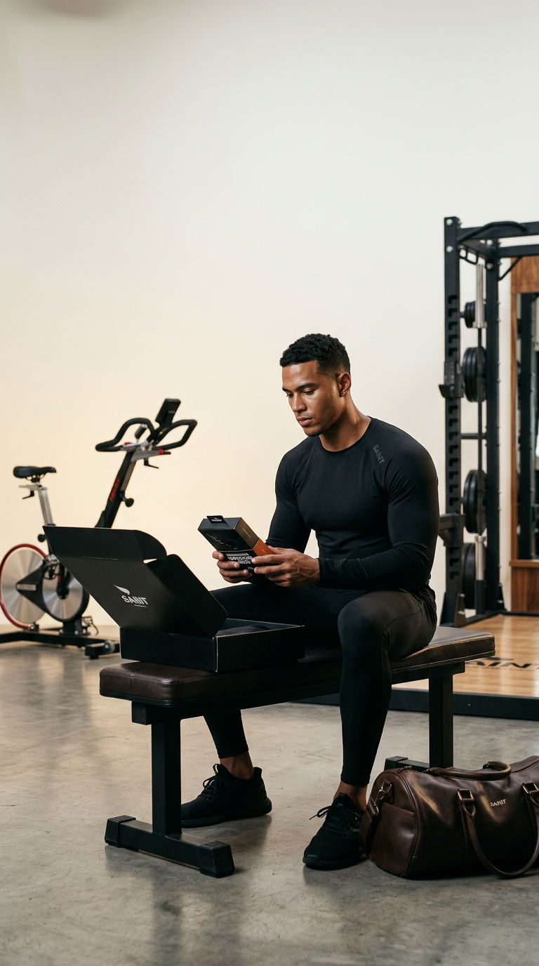 AI product shot of Men’s Recovery Compression Bundle