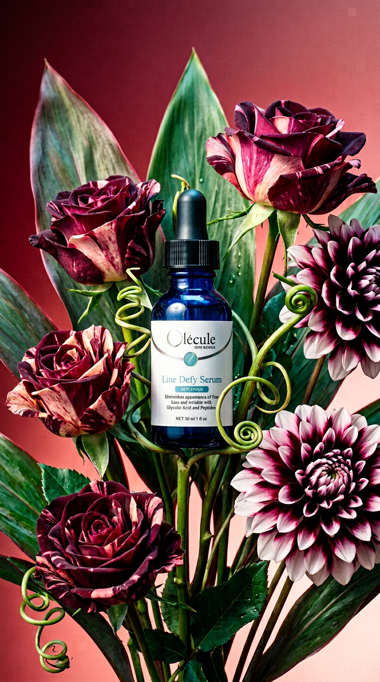 AI product shot of Line Defy Serum