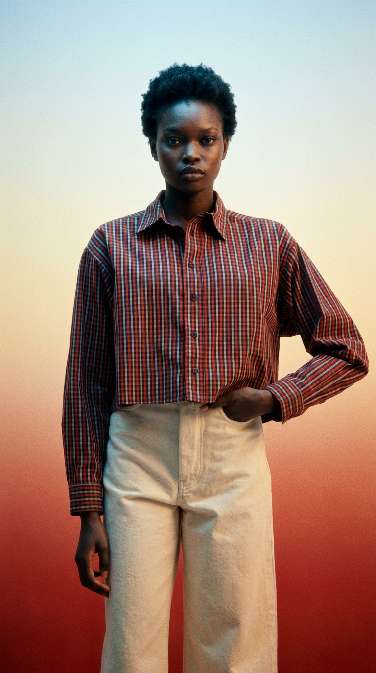 AI product shot of Kowtow Lauren Shirt