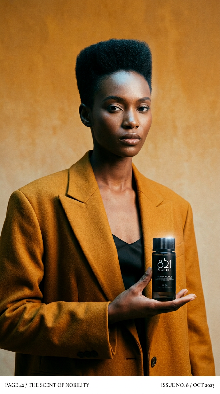 AI product shot of 821scent | Hierba Noble