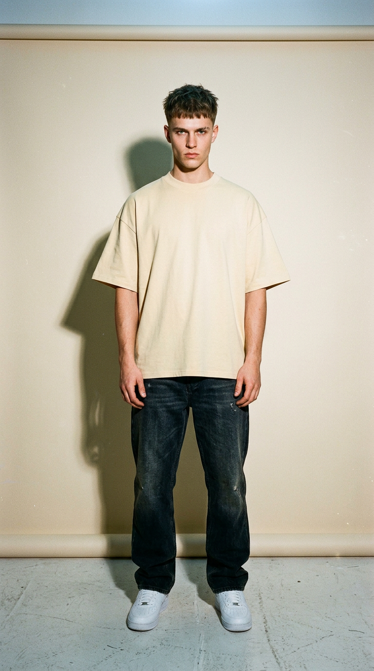 AI product shot of Back order: 300 GSM Apricot T-Shirt