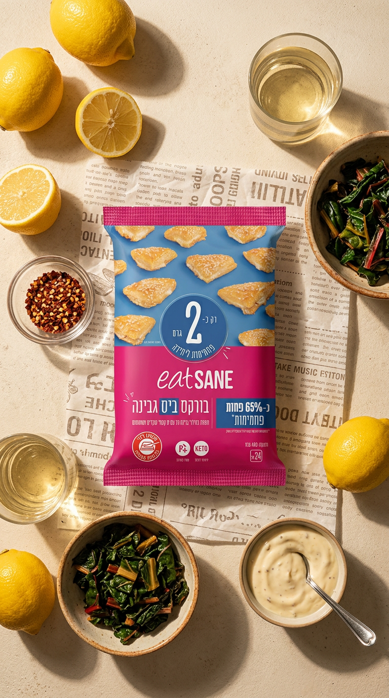 AI product shot of בורקס גבינה ביס