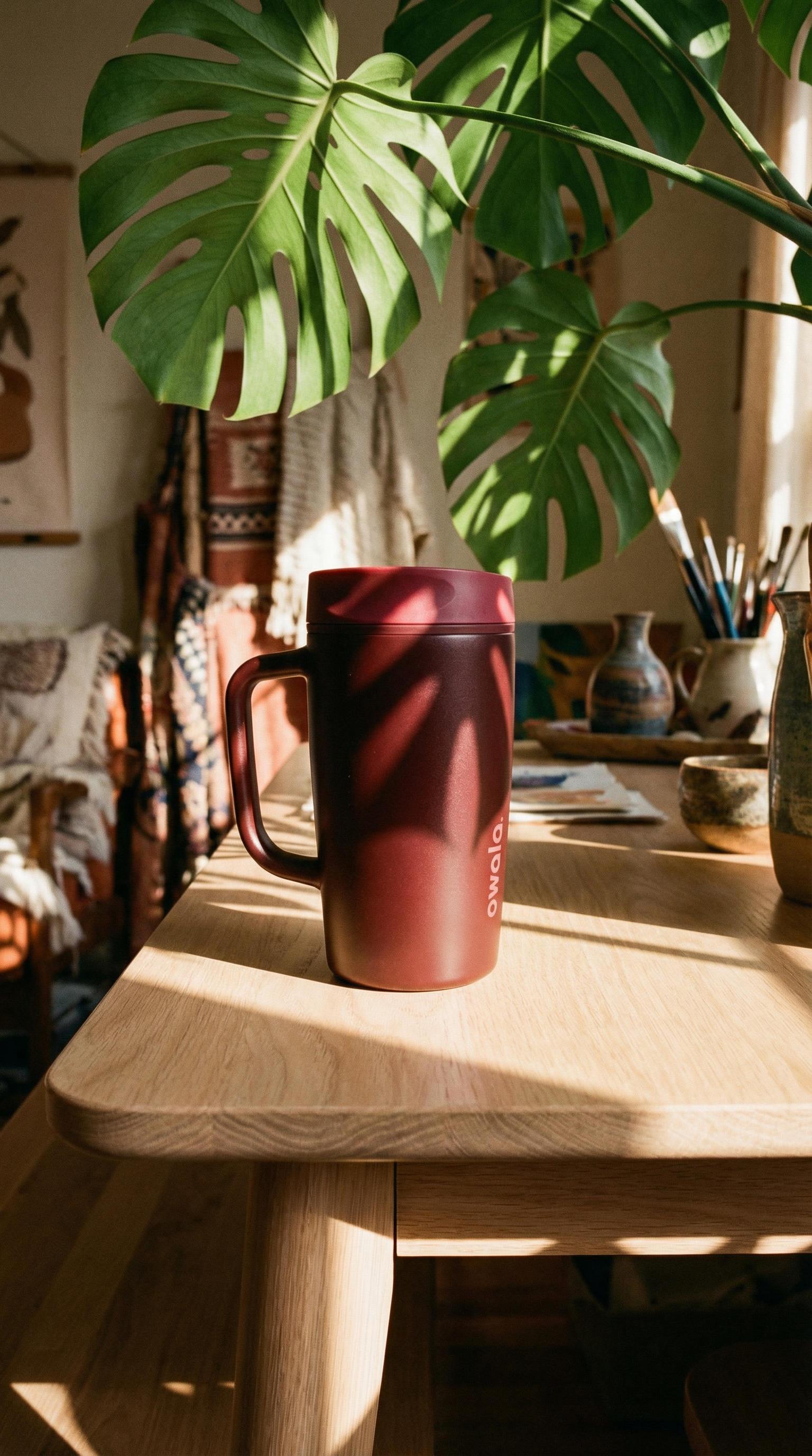 AI product shot of Owala FreeSip Insulated Stainless Steel Water Bottle