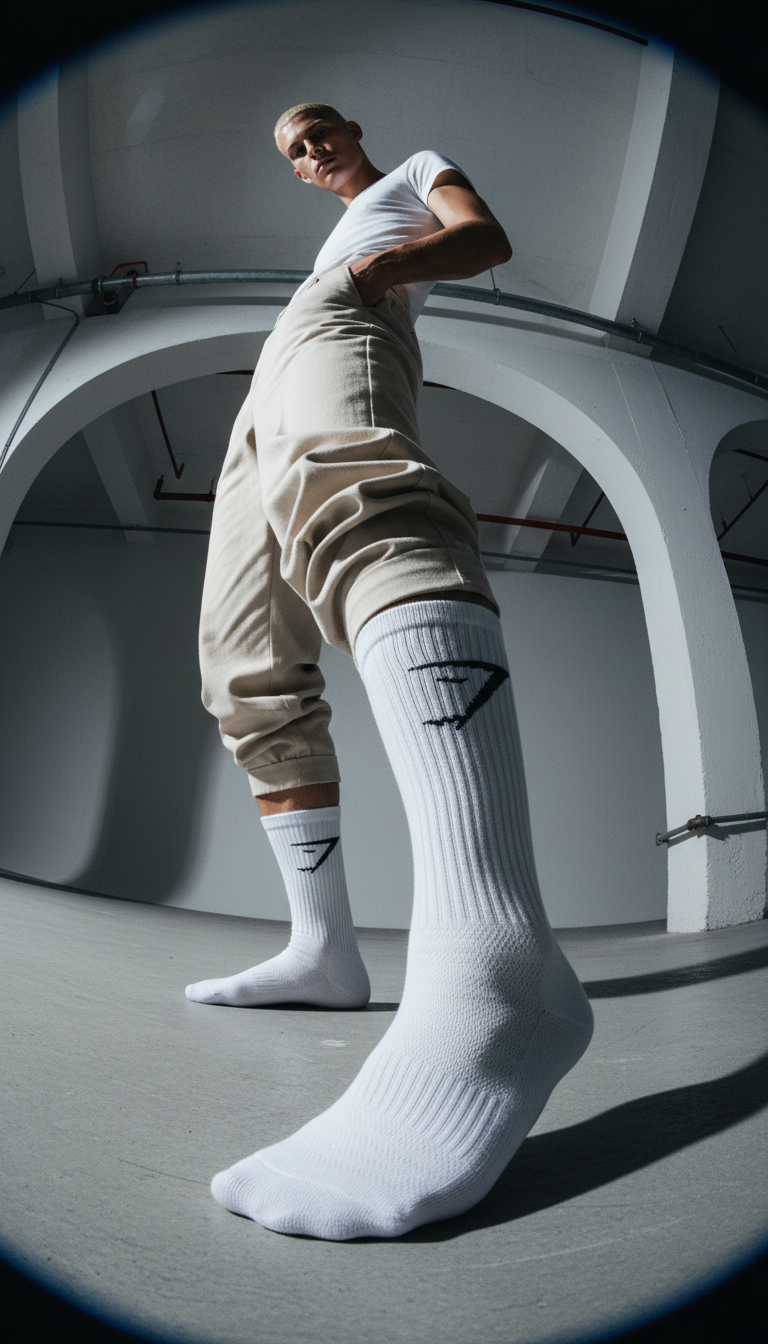 AI product shot of Crew Socks 3pk