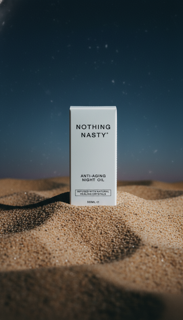 AI product shot of The Night Oil