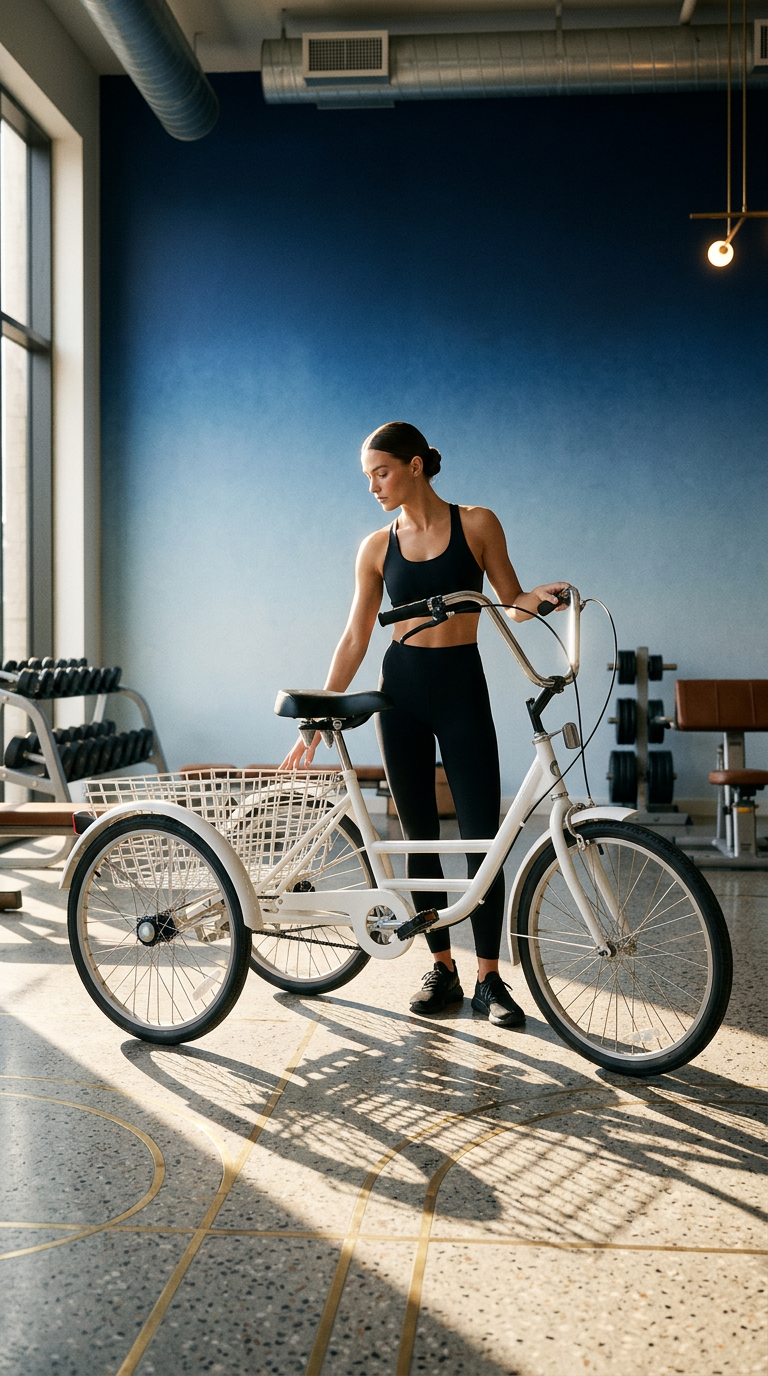 AI product shot of Charicycle Tricycle – Ice