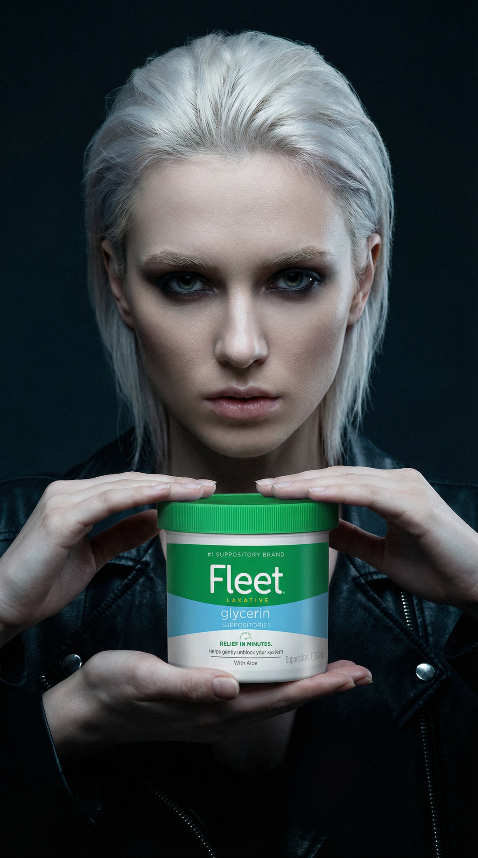 AI product shot of Fleet Laxatives, Laxative Glycerin Suppositories for Adult Constipation Relief, 100 Count