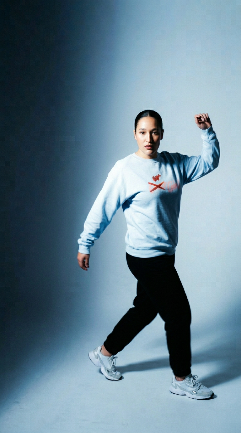 AI product shot of Lover (GYM) Girl Sweatshirt