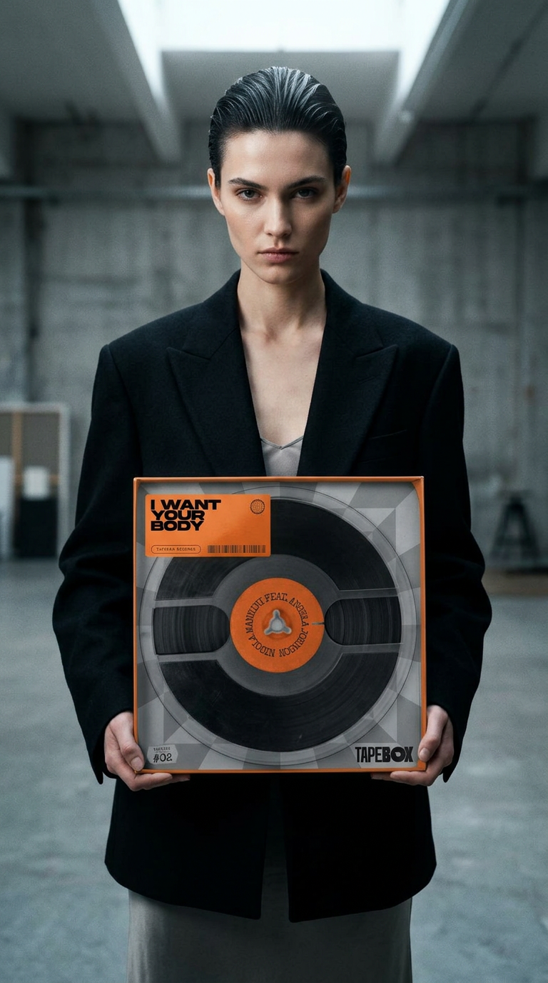 AI product shot of Nicola Mannini ft. Angela Johnson - I want your body (Vinyl)