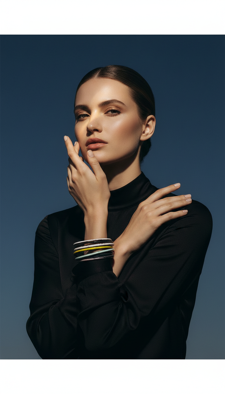 AI product shot of Bangles & Bracelets