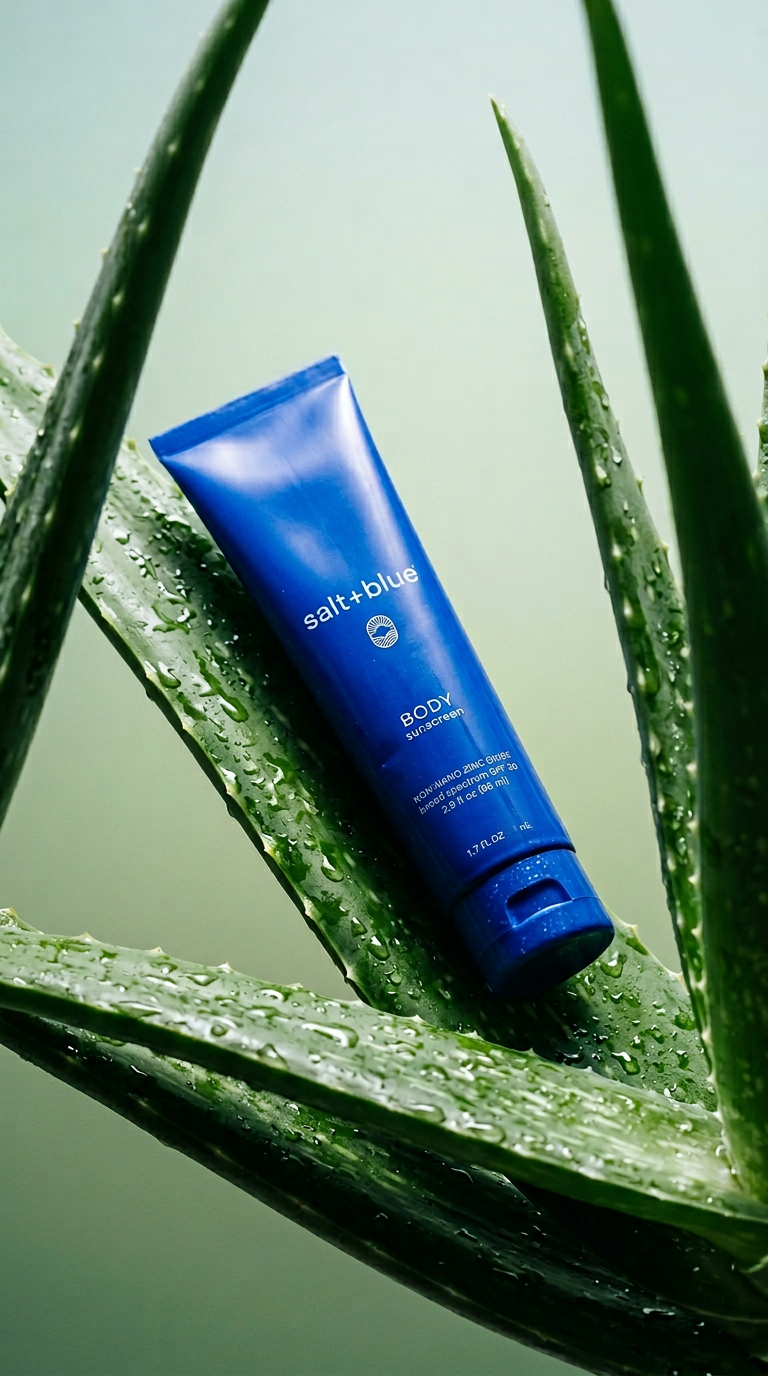 AI product shot of BODY Sunscreen