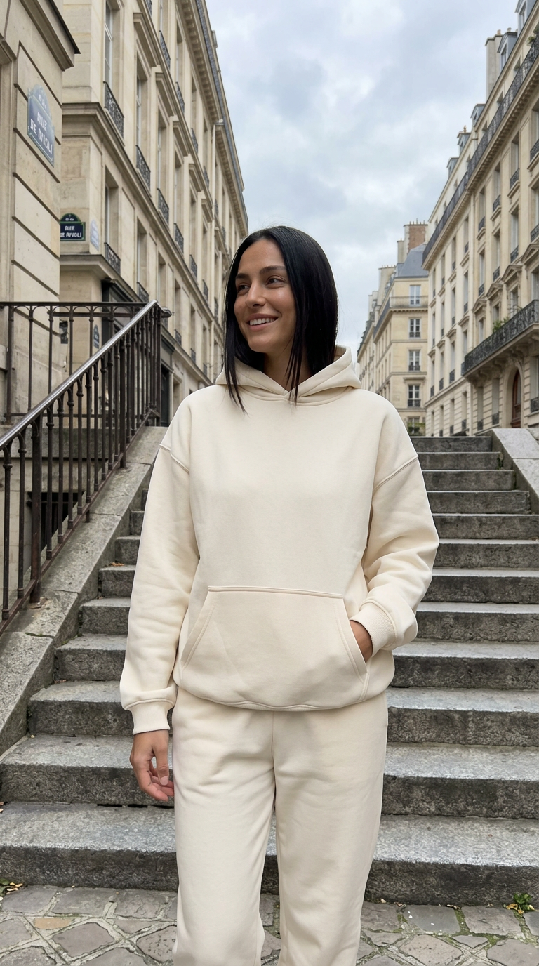 AI product shot of Signature Hoodie