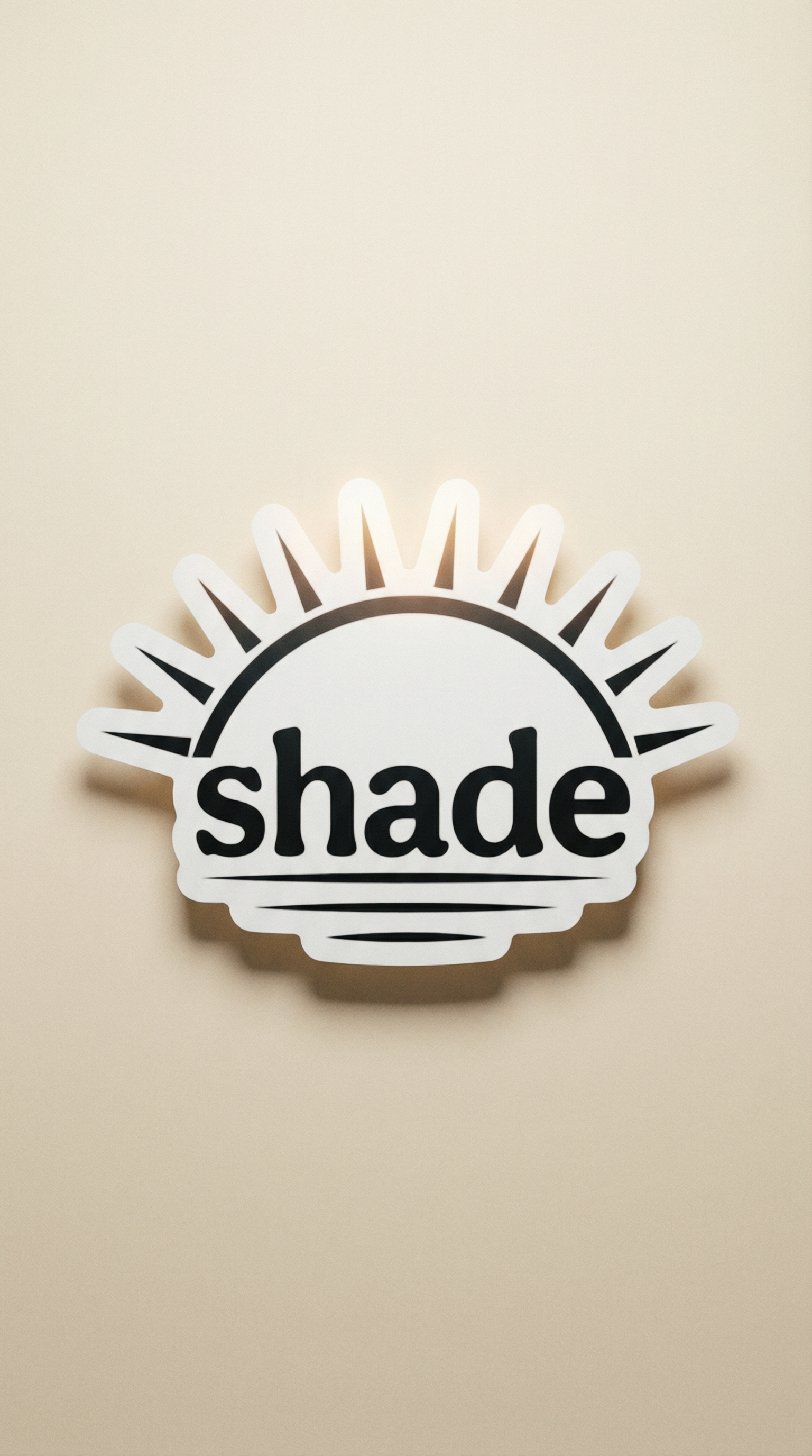 AI product shot of Shade Sticker