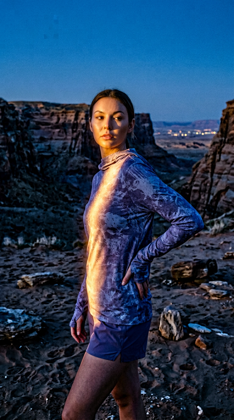 AI product shot of Women's Merino Hoodie