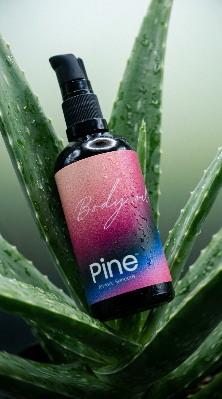 AI product shot of Body Oil