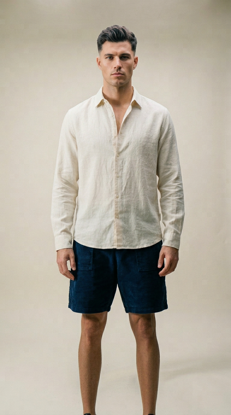 AI product shot of Crag Short Navy Men's Climbing and Trekking Shorts