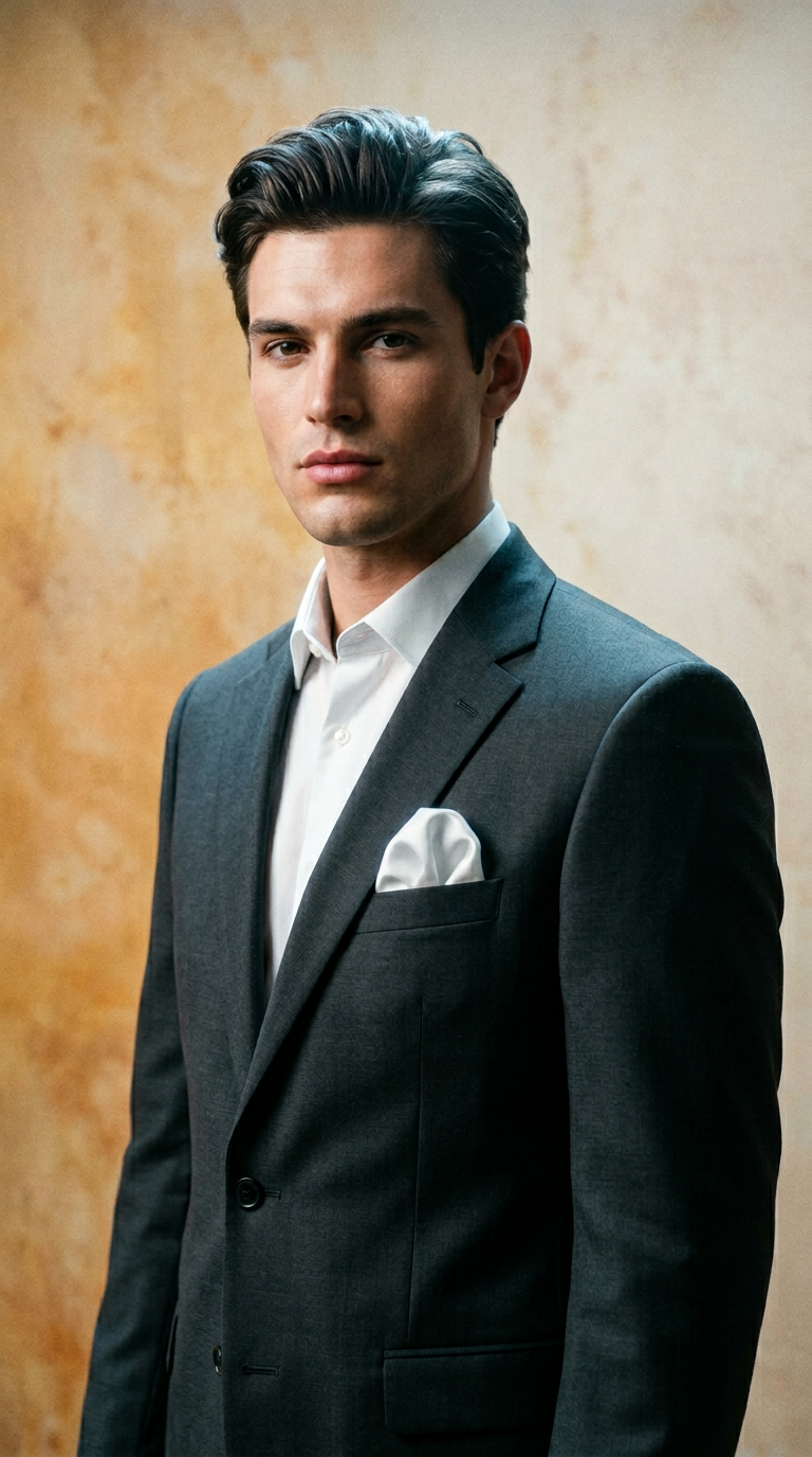 AI product shot of Boss Pocket Square - T-POCKET SQ-223